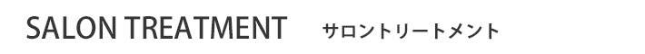 サロントリートメント